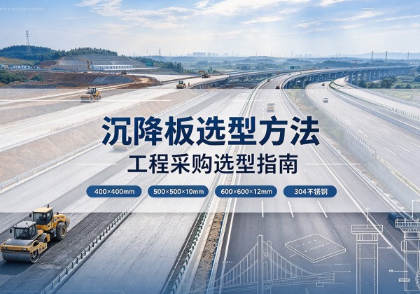千山沉降板选择方法