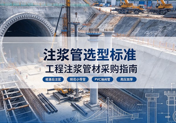 千山注浆管选型标准